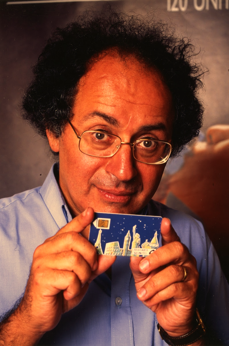 Roland Moreno, inventeur de la carte à puce (1974)